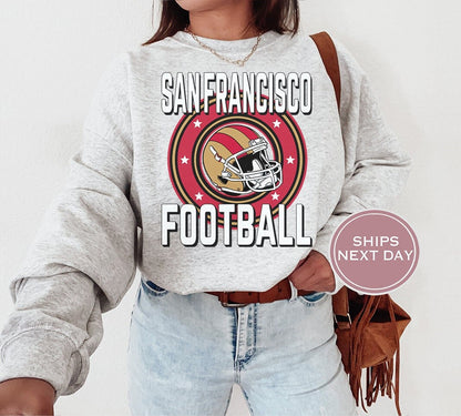 San Francisco Football Sweatshirt, Vintage San Francisco Crewneck, Retro San Francisco Sweatshirt, San Francisco Toddler Crewneck