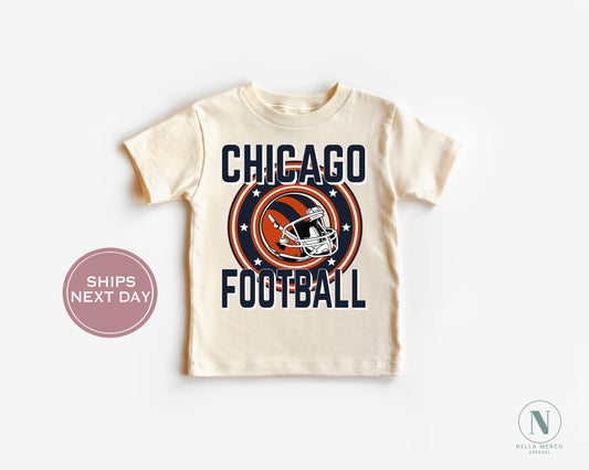 Retro Chicago Football Shirt, Vintage Chicago Football Shirt, Chicago Football Women Shirt, Chicago Football Toddler Shirt