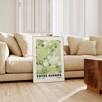 Yayoi Kusama Poster - Abstract Yayoi Kusama Print as Japanese Wall Art - Yayoi Kusama Inspired Japanese Gallery Wall Art - Home Wall Decor