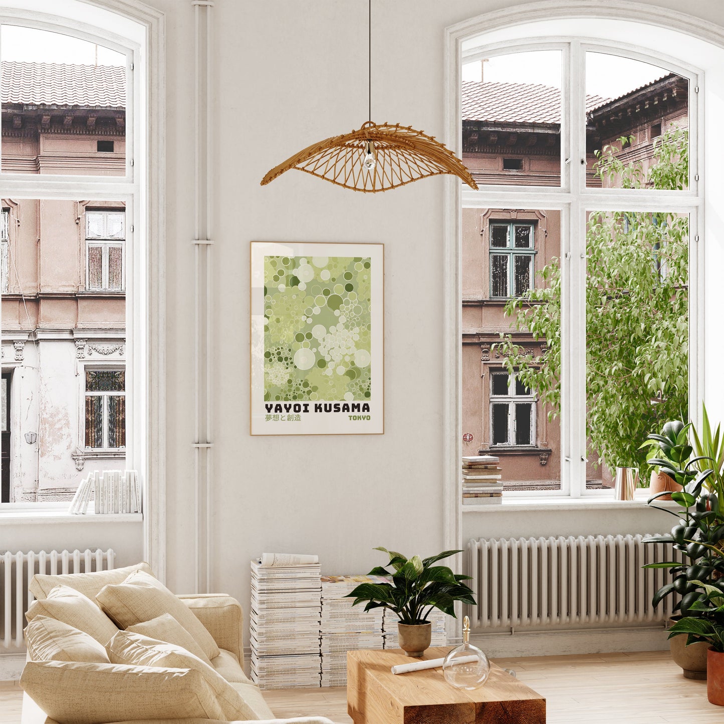 Yayoi Kusama Poster - Abstract Yayoi Kusama Print as Japanese Wall Art - Yayoi Kusama Inspired Japanese Gallery Wall Art - Home Wall Decor