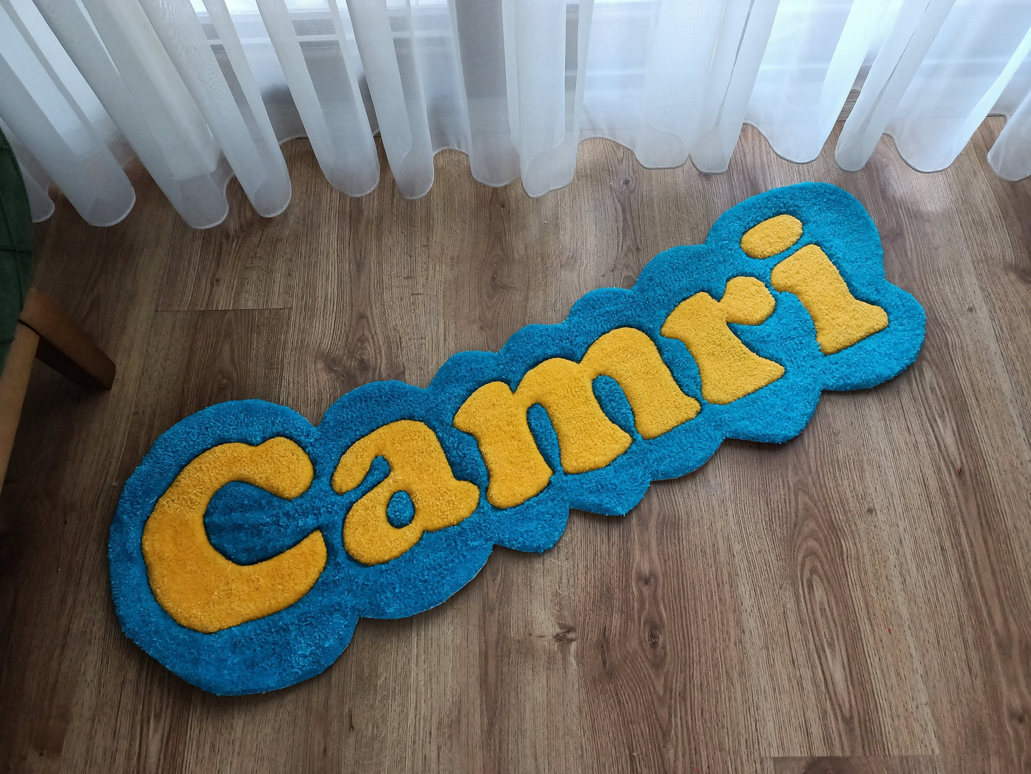 Custom Sign Name Tufted Rug, Custom Beauty Salon Logo,  Aesthetic Home Decor,  Best Friend Birthday Gifts