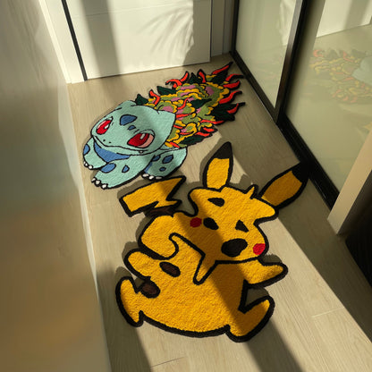 Handmade Tufted Cartoon Rug: Whimsical Home Decor