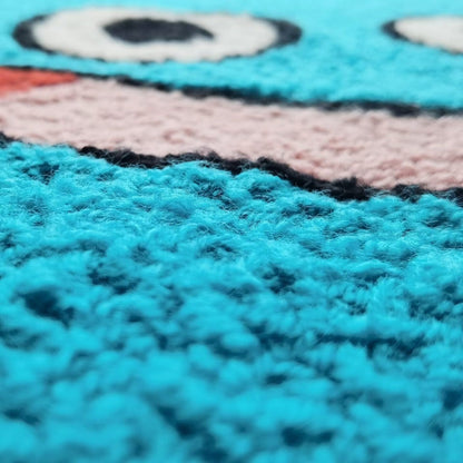 Slime Rug, Dragon Quest DQ Knitting Handmade Non-slip Area Rug Home Decor