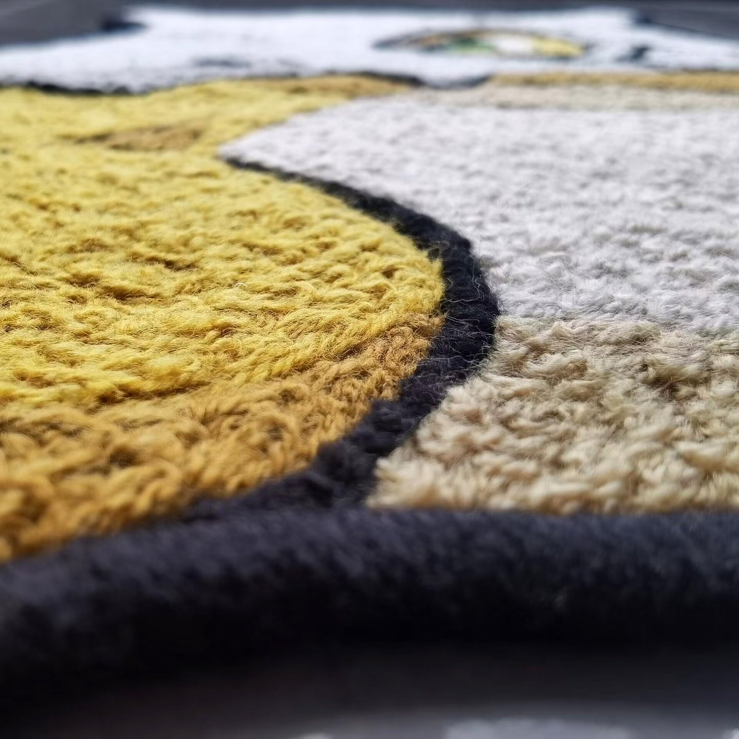 Cubone Rug,Osselait Tragosso Knitting Handmade Non-slip Area Rug Home Decor