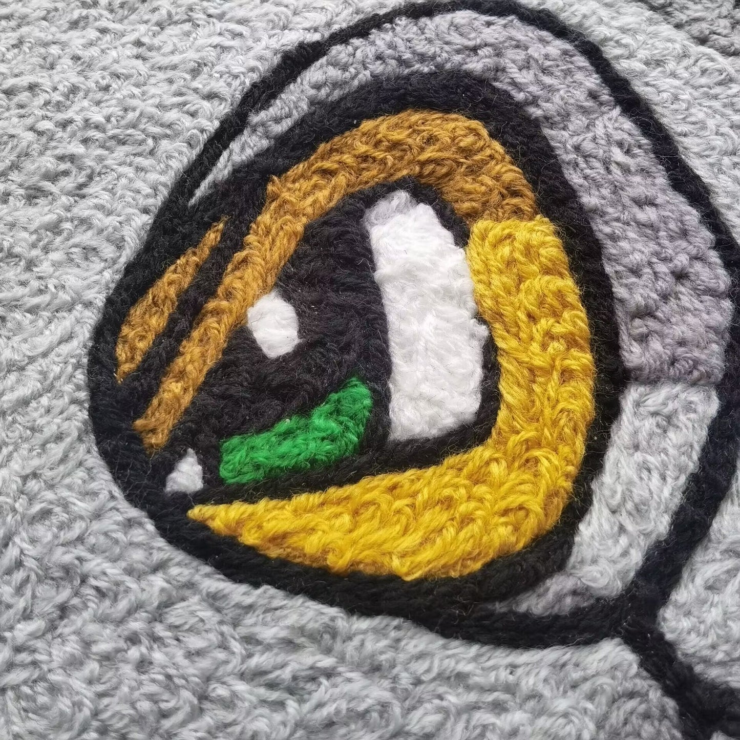 Cubone Rug,Osselait Tragosso Knitting Handmade Non-slip Area Rug Home Decor