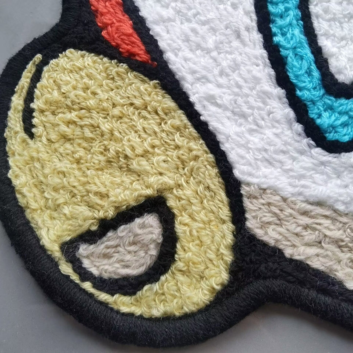 Togepi Rug,Knitting Handmade Non-slip Area Rug Home Decor