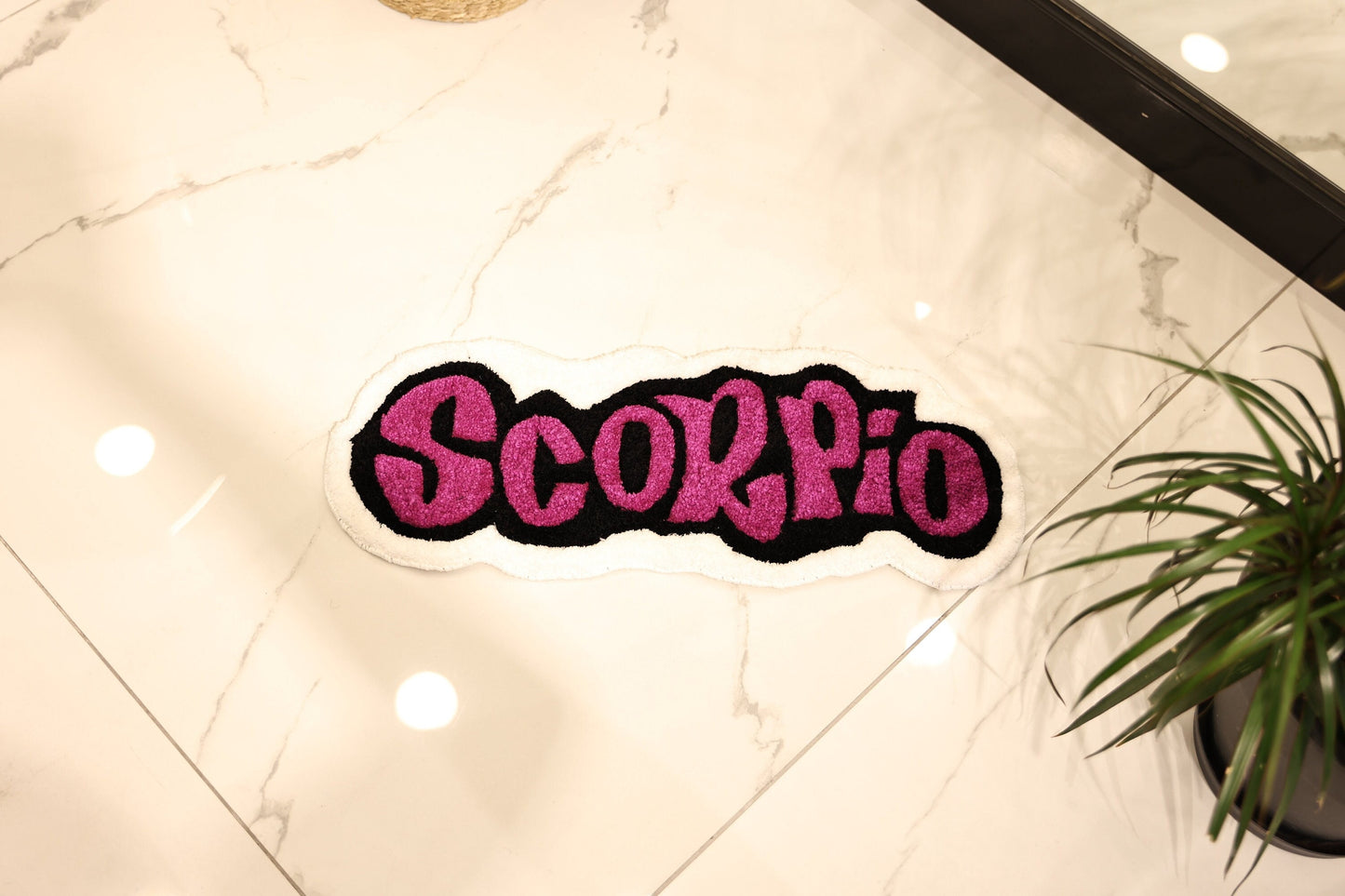 Zodiac Custom Scorpio Handmade Tufted Rug