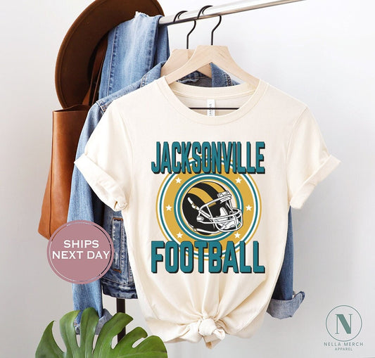 Jacksonville Football Shirt, Retro Jacksonville Football Shirt, Vintage Jacksonville Women Shirt, Jacksonville Florida Toddler Shirt