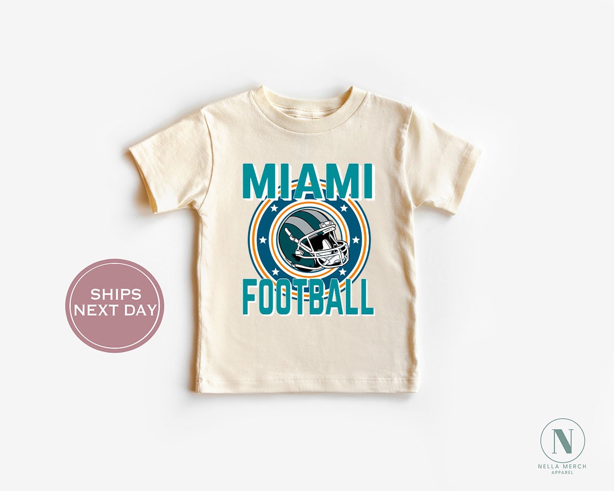 Miami Football Shirt, Vintage Miami Football Shirt, Retro Miami Football Women Shirt, Miami Florida Football Toddler Shirt