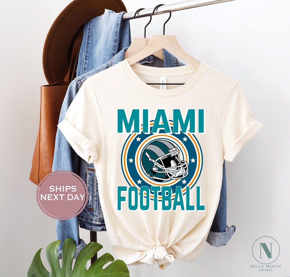Miami Football Shirt, Vintage Miami Football Shirt, Retro Miami Football Women Shirt, Miami Florida Football Toddler Shirt