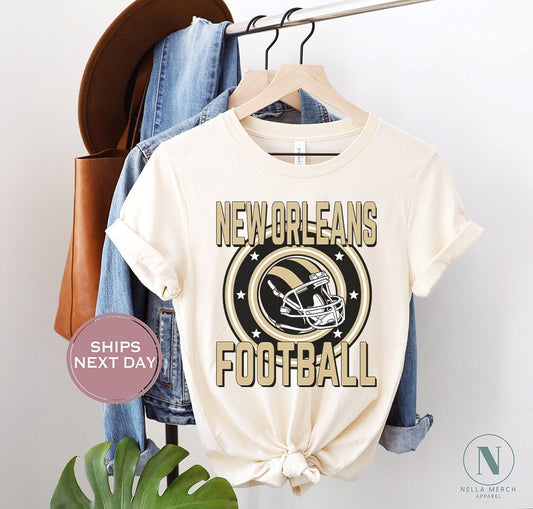 New Orleans Football Shirt, Vintage New Orleans Football Shirt, Retro New Orleans Football Women Shirt, New Orleans Football Shirt
