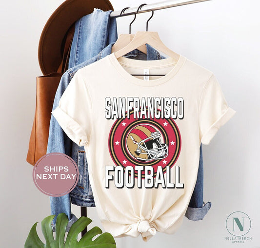 San Francisco Football Shirt, Vintage San Francisco Football Shirt, Retro San Francisco Women Shirt, San Francisco Football Toddler Shirt