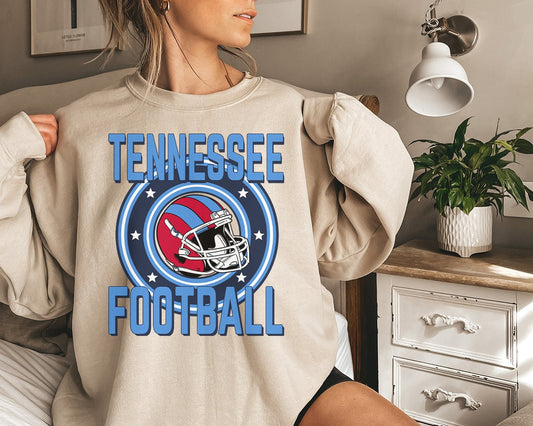 Tennessee Football Sweatshirt, Vintage Tennessee Crewneck, Retro Tennessee Sweatshirt, Tennessee Varsity Sweatshirt, Tennessee Longsleeve
