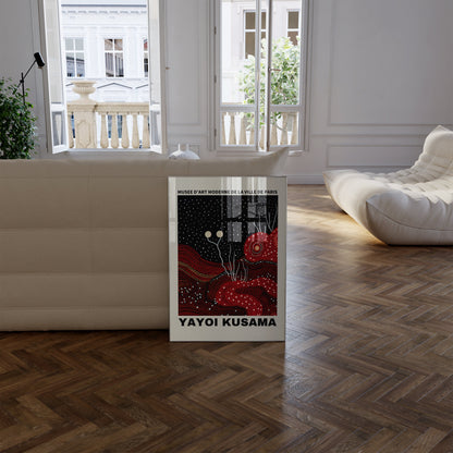 Yayoi Kusama Print - Abstract Yayoi Kusama Poster as Japanese Wall Art - Yayoi Kusama Inspired Japanese Gallery Wall Art - Home Wall Decor