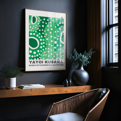 Yayoi Kusama Print - Abstract Yayoi Kusama Poster as Japanese Wall Art - Yayoi Kusama Inspired Japanese Gallery Wall Art - Home Wall Decor