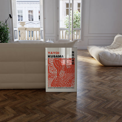 Yayoi Kusama Print - Abstract Yayoi Kusama Poster as Japanese Wall Art - Yayoi Kusama Inspired Japanese Gallery Wall Art - Home Wall Decor