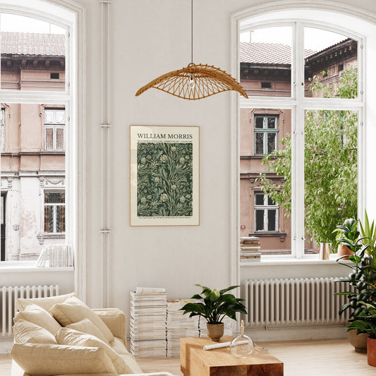 William Morris Poster - Botanical Art Print as Floral Aesthetic Room Decor, Floral Vintage Wall Decor, Gallery Wall Morris Print, Museum Art