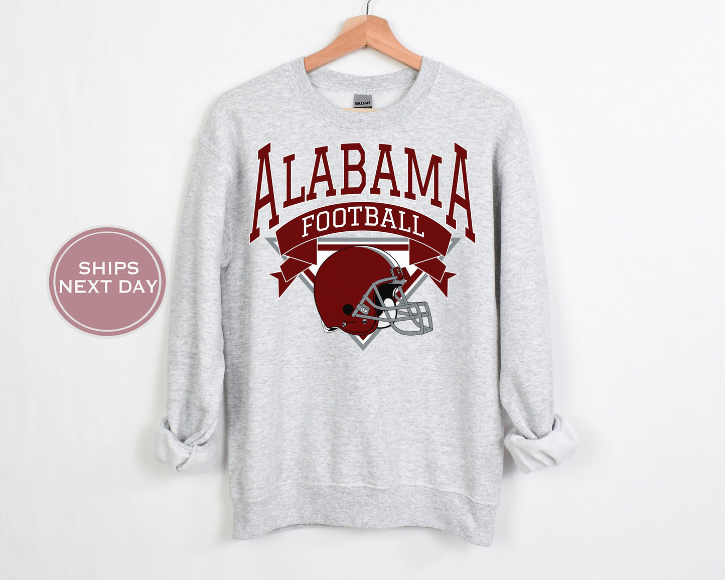 Alabama Football Sweatshirt, Vintage Alabama Crewneck, Retro Alabama Sweatshirt, Alabama Varsity Sweatshirt, Alabama Long Sleeve
