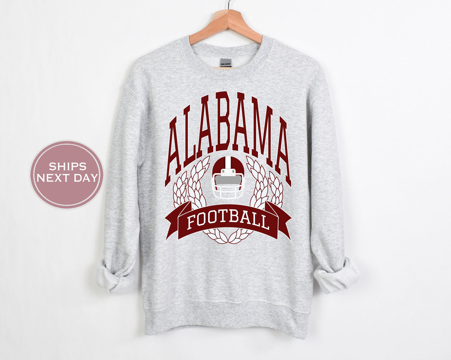 Alabama Football Sweatshirt, Vintage Alabama Crewneck, Retro Alabama Sweatshirt, Alabama Varsity Sweatshirt, Alabama Long Sleeve