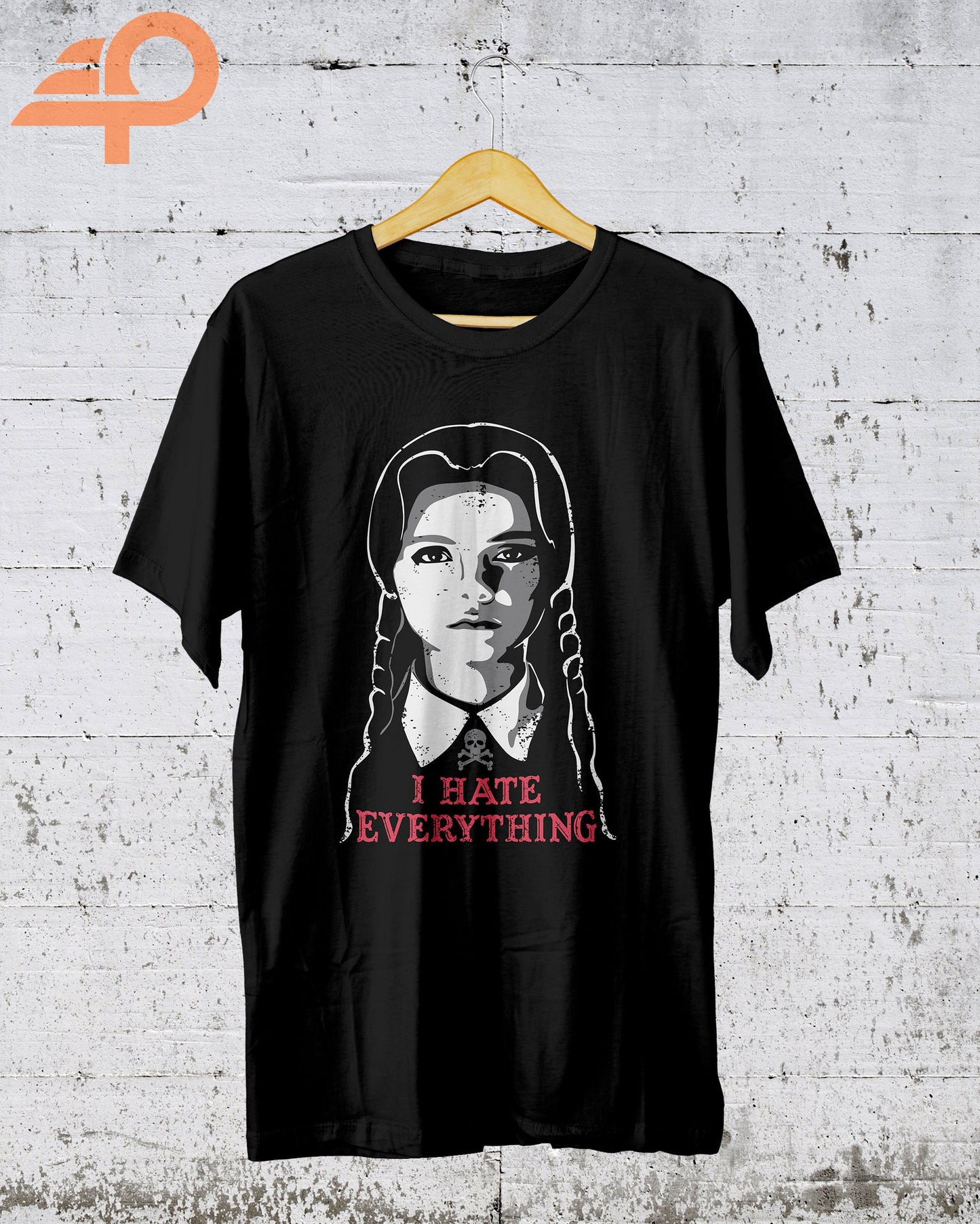 Wednesday I Hate Everything T-shirt, Wednesday Adams Shirt, Wednesday Graphic Tees, Dark Humor, Movie Tee, Halloween Gifts, Unisex T-shirt