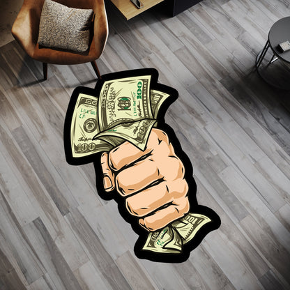 Dollar Rug, Mafia Money Rug, Hand Rug, Nonslip Soft Rug, Area Carpet for Young, Living Room, Bedroom Decor, Modern Rug, Fantastic Rug