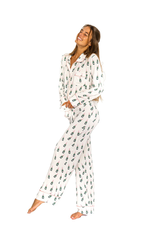 Pajama Set- Champagne