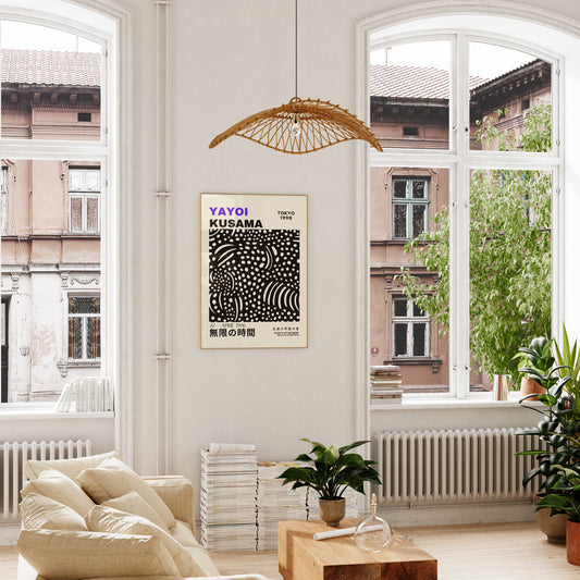Yayoi Kusama Print - Abstract Yayoi Kusama Poster as Japanese Wall Art - Yayoi Kusama Inspired Japanese Gallery Wall Art - Home Wall Decor
