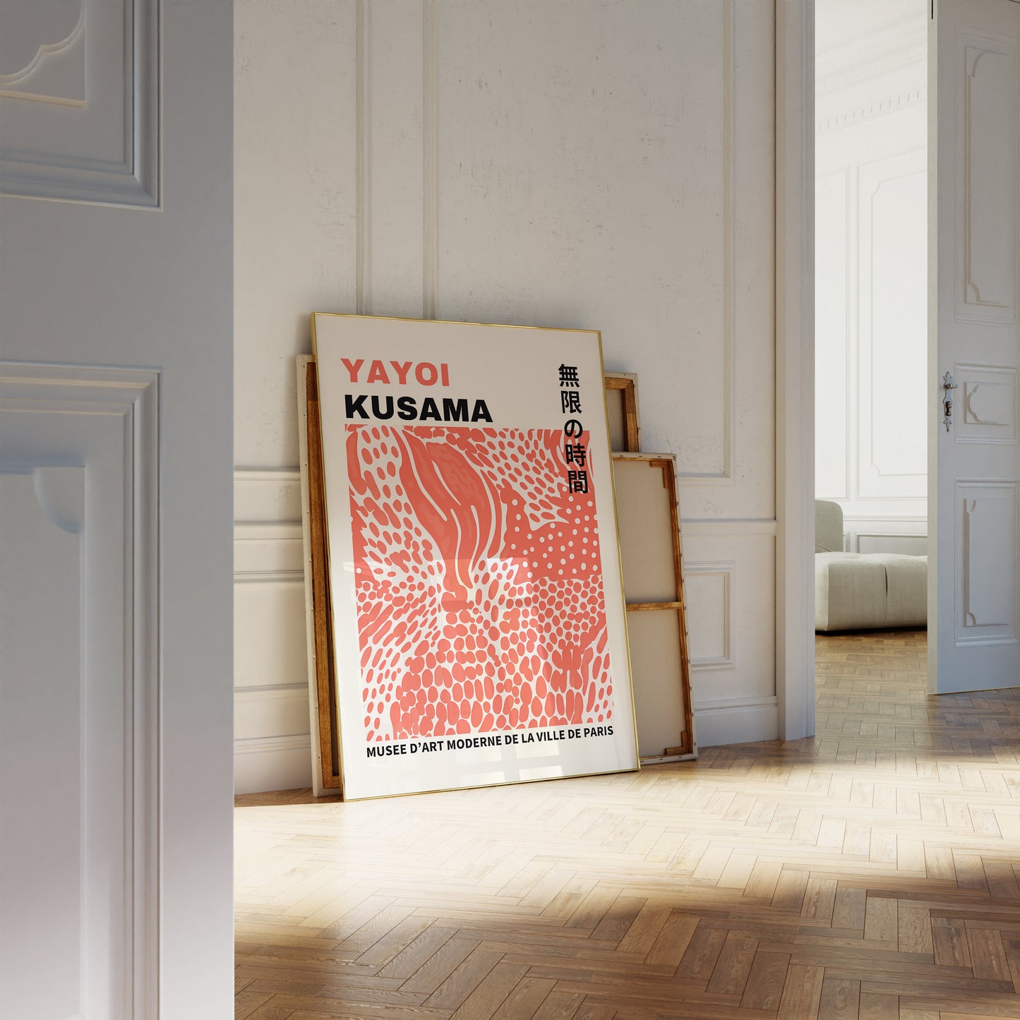 Yayoi Kusama Print - Abstract Yayoi Kusama Poster as Japanese Wall Art - Yayoi Kusama Inspired Japanese Gallery Wall Art - Home Wall Decor