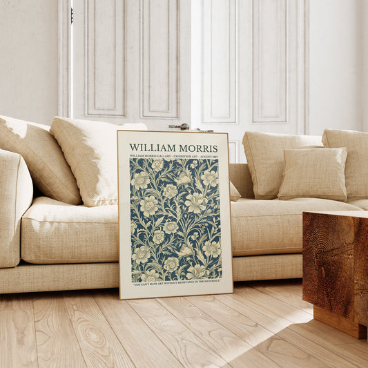 William Morris Poster - Botanical Art Print as Floral Aesthetic Room Decor, Floral Vintage Wall Decor, Gallery Wall Morris Print, Museum Art