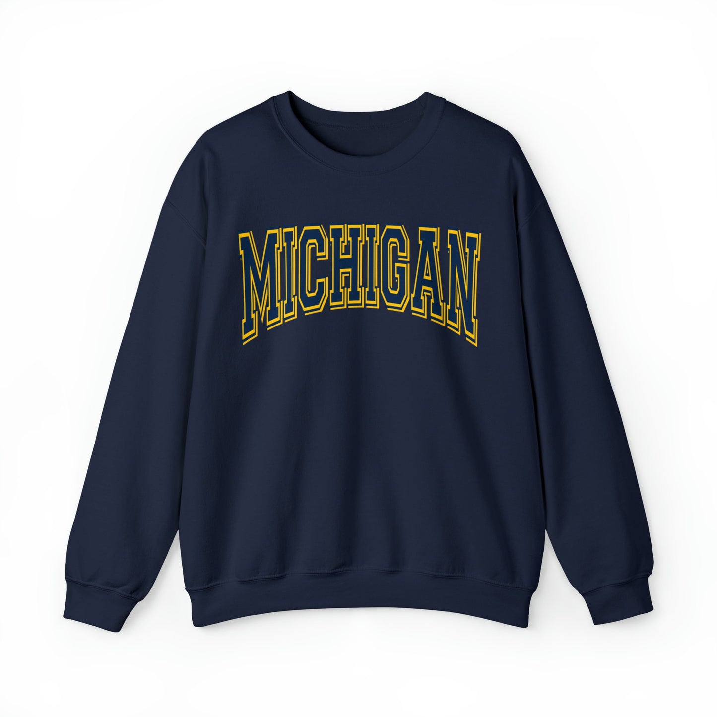 Michigan University Football Sweatshirt, Retro Sports Fan Shirt, Game Day Gift Tee, Michigan Mascot Sweatshirt, Michigan Football Fan Shirt