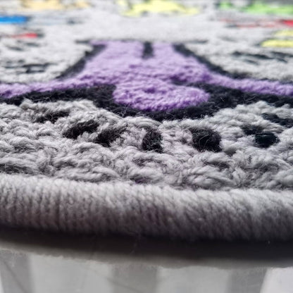 Keith Haring Rug,Knitting Handmade Non-slip Area Rug Home Decor