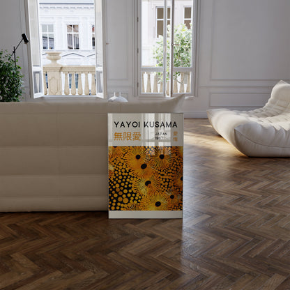 Yayoi Kusama Print - Home Wall Decor as Abstract Yayoi Kusama Poster - Japanese Wall Art - Yayoi Kusama Inspired Japanese Gallery Wall Art