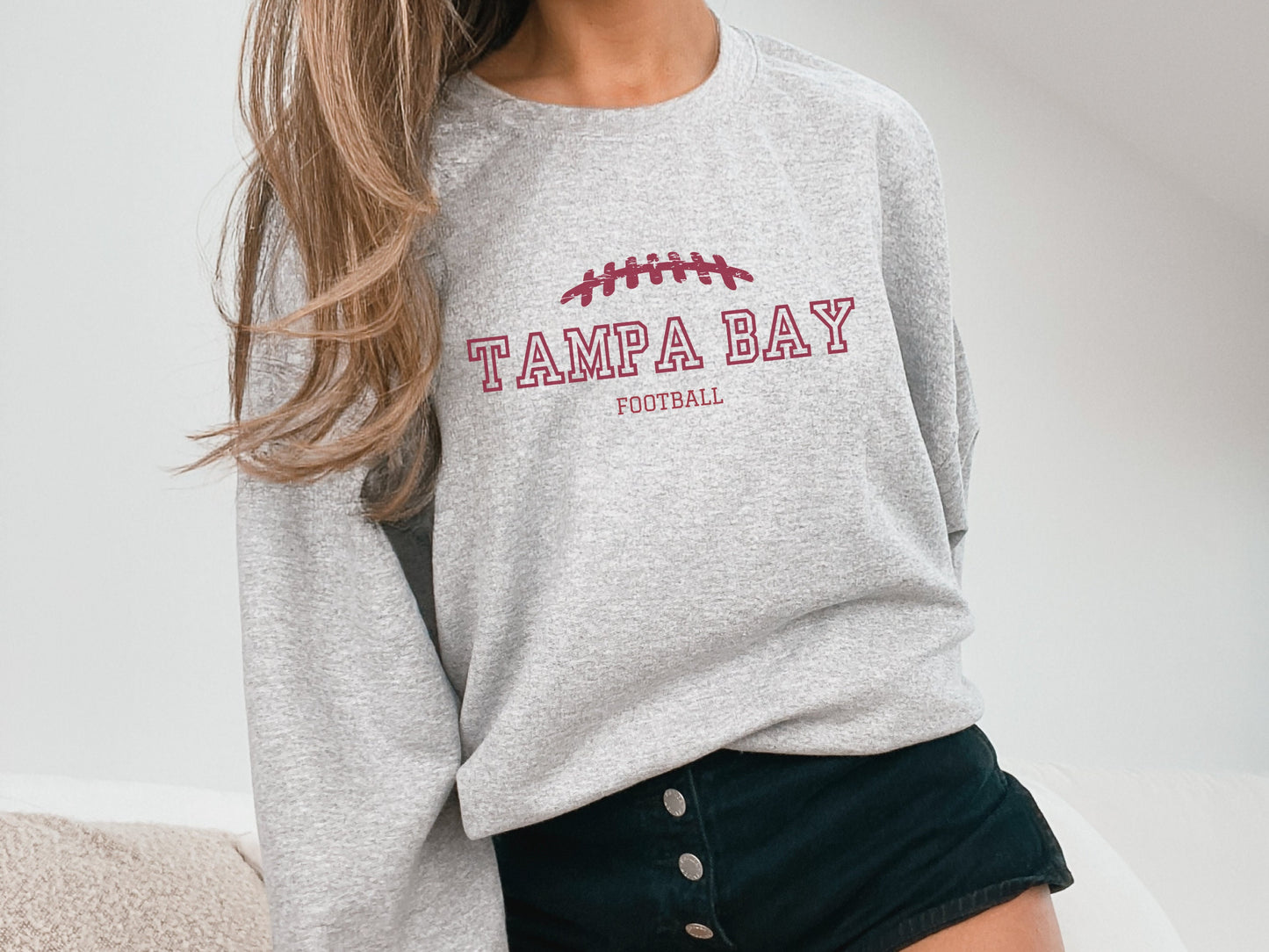 Tampa Bay Football Vintage Style Sweatshirt, Tampa Bay Football Shirt, Football Fan Shirt, Sunday Football, Game Day Sweatshirt