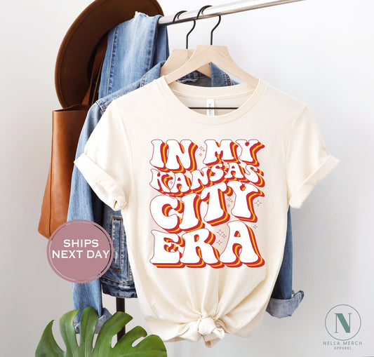 In My Kansas City Era Shirt, In My Kelce Era, Retro Kansas City Football Shirt, Vintage Kansas City Football Shirt, Kansas City Women Shirt