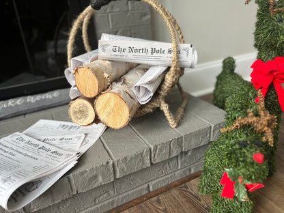 The North Pole Newspaper Eco-Friendly Christmas Gift from Santa PLASTIC FREE full issue