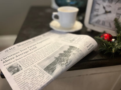 The North Pole Newspaper Eco-Friendly Christmas Gift from Santa PLASTIC FREE full issue