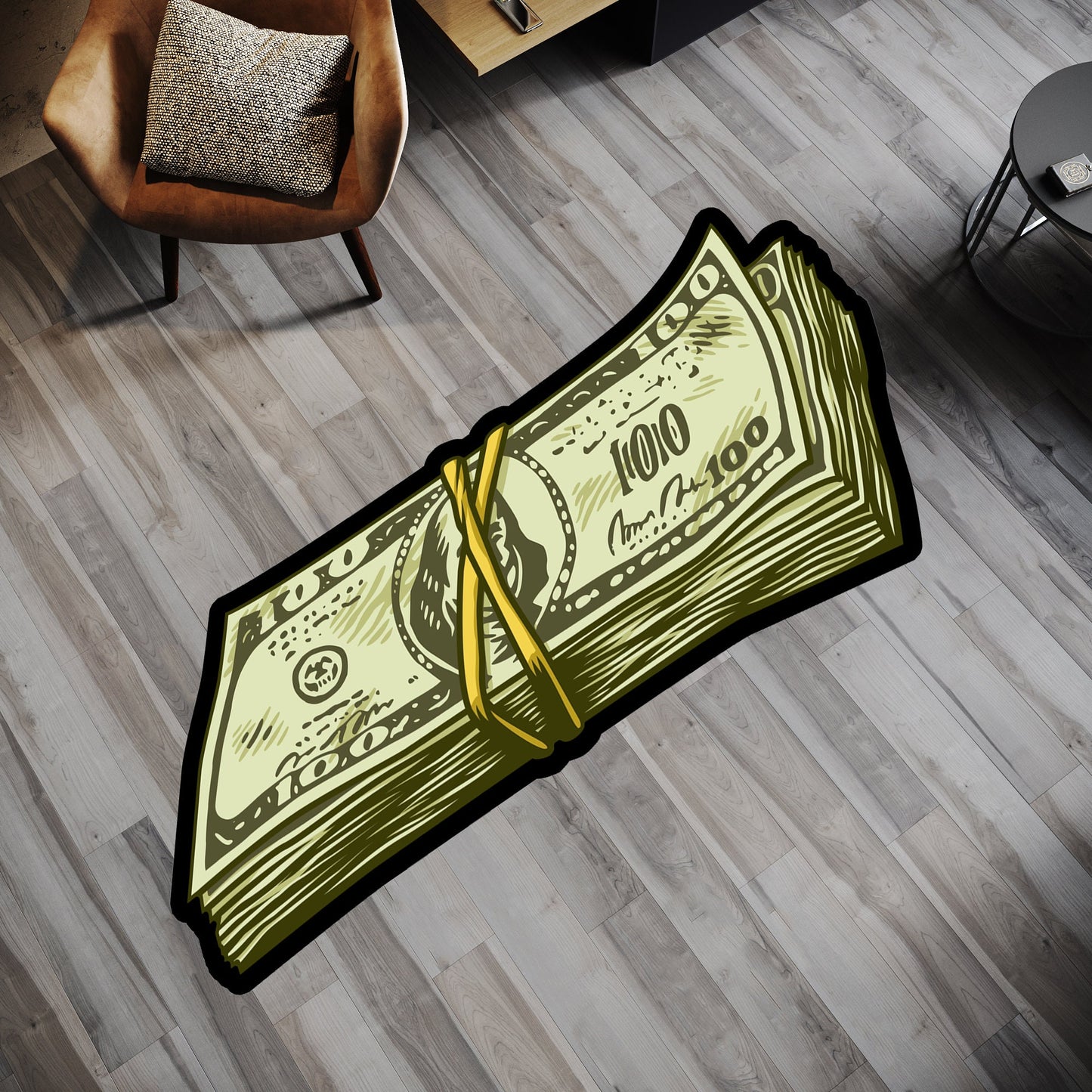 Money Rug: Modern Dollar Bill Area Rug, Home Decor
