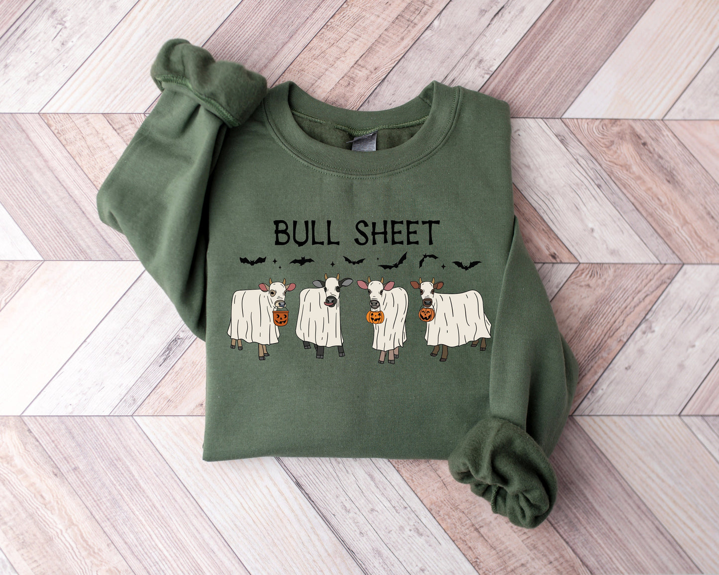 Bull Sheet Cow Halloween Sweatshirt, Cow Fall Sweatshirt,Bull Fall Sweatshirt,Cow Halloween Sweatshirt,Cow Hoodie,Cow Halloween Shirt