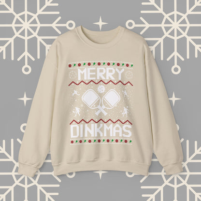 Merry Dinkmas Pickleball Ugly Christmas , Pickleball Christmas Sweatshirt, Funny Christmas , Pickleball Crewneck