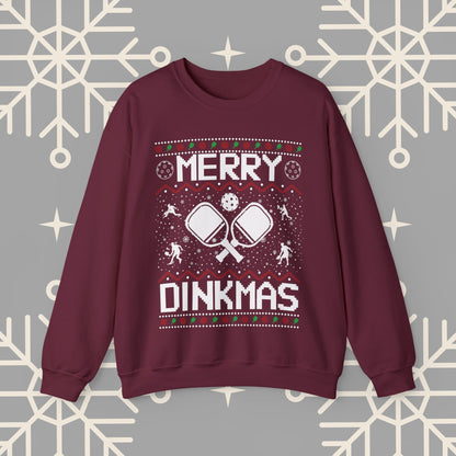 Merry Dinkmas Pickleball Ugly Christmas , Pickleball Christmas Sweatshirt, Funny Christmas , Pickleball Crewneck