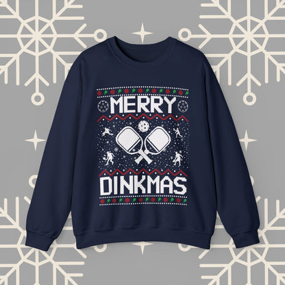 Merry Dinkmas Pickleball Ugly Christmas , Pickleball Christmas Sweatshirt, Funny Christmas , Pickleball Crewneck