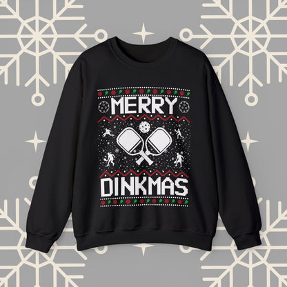 Merry Dinkmas Pickleball Ugly Christmas , Pickleball Christmas Sweatshirt, Funny Christmas , Pickleball Crewneck