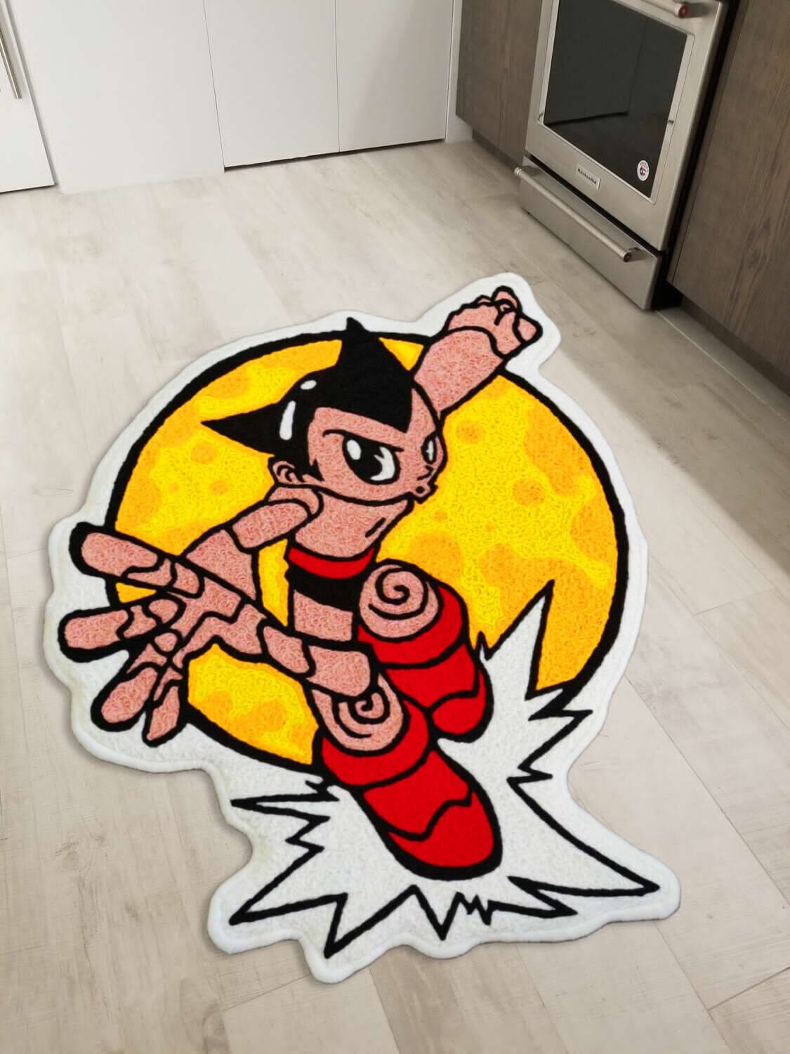 Astro Boy Japanese Anime Floor Mat Washable Area Runner Rugs Living Room Carpet