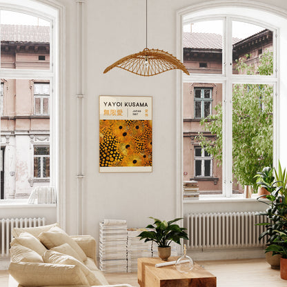 Yayoi Kusama Print - Home Wall Decor as Abstract Yayoi Kusama Poster - Japanese Wall Art - Yayoi Kusama Inspired Japanese Gallery Wall Art