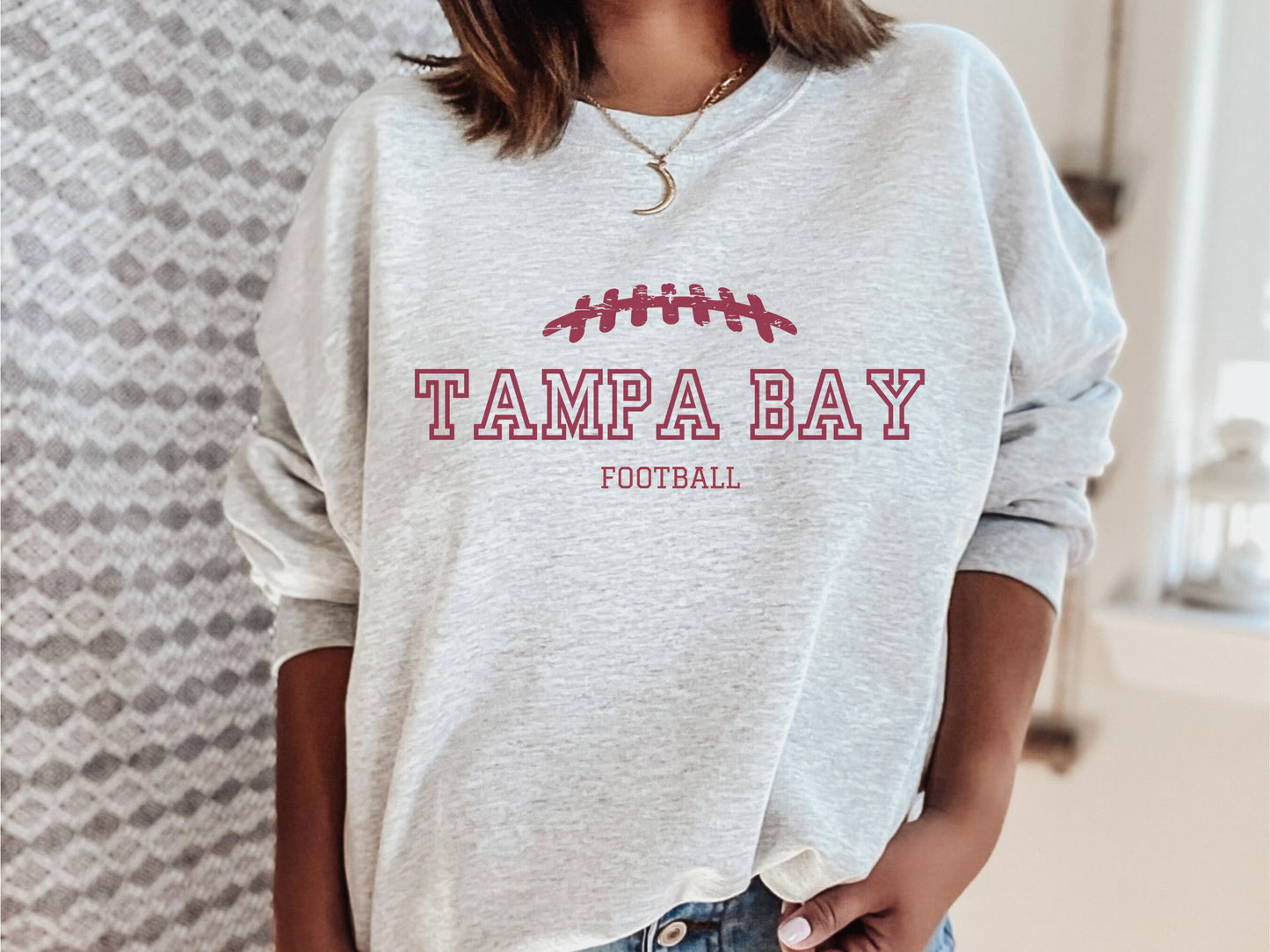 Tampa Bay Football Vintage Style Sweatshirt, Tampa Bay Football Shirt, Football Fan Shirt, Sunday Football, Game Day Sweatshirt