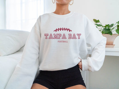 Tampa Bay Football Vintage Style Sweatshirt, Tampa Bay Football Shirt, Football Fan Shirt, Sunday Football, Game Day Sweatshirt