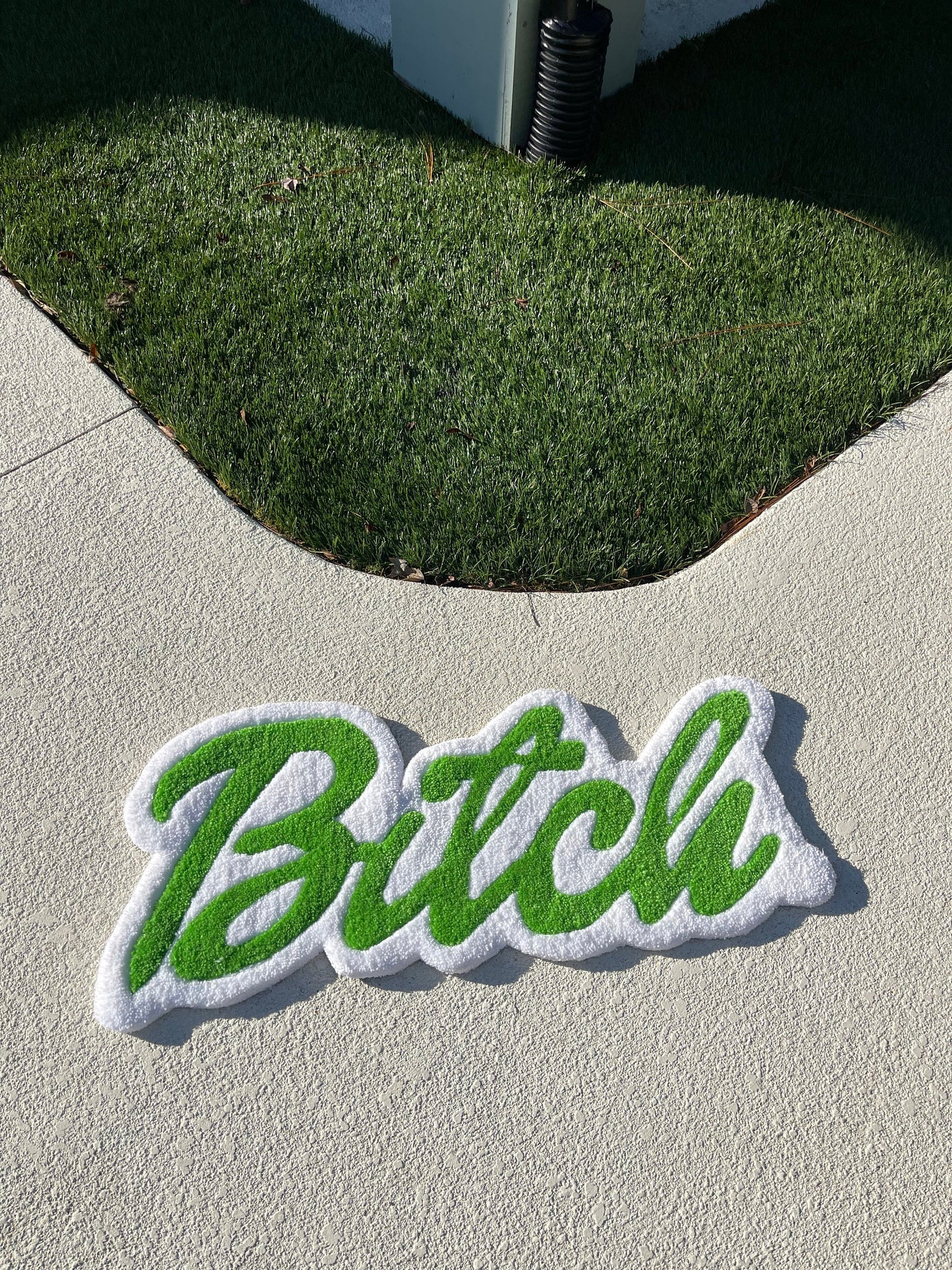 Bitch Rug,Custom name rug ,Dorm room decor , Funny Gift for Friends, Tufted rug, Funky trendy decor