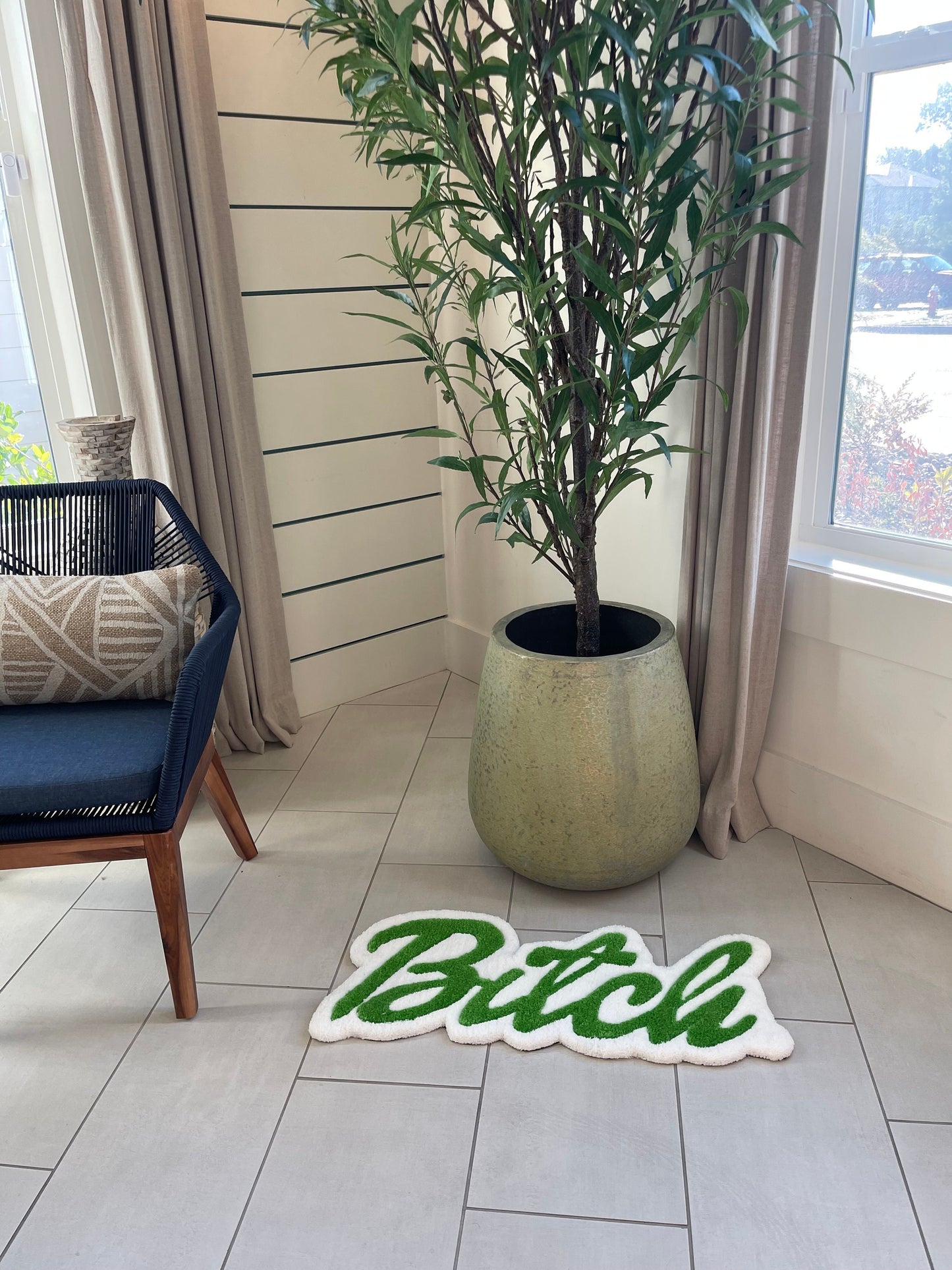 Bitch Rug,Custom name rug ,Dorm room decor , Funny Gift for Friends, Tufted rug, Funky trendy decor