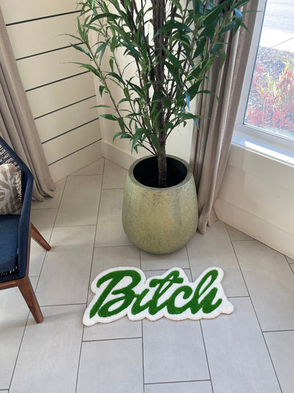 Bitch Rug,Custom name rug ,Dorm room decor , Funny Gift for Friends, Tufted rug, Funky trendy decor