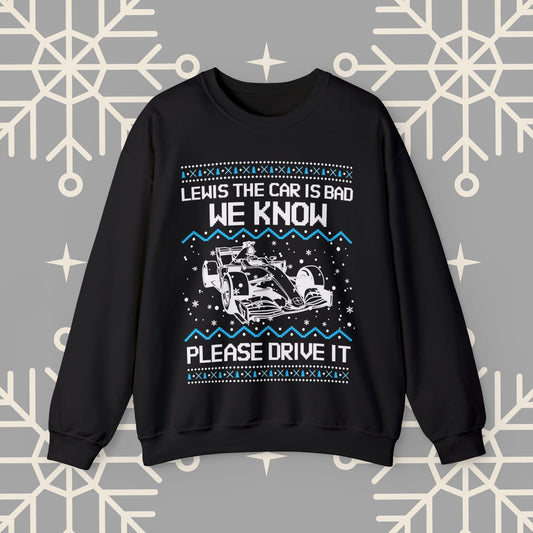 Formula 1 Ugly Christmas : Funny F1 Holiday Sweatshirt